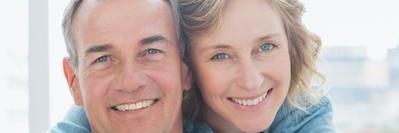 older couple smiling