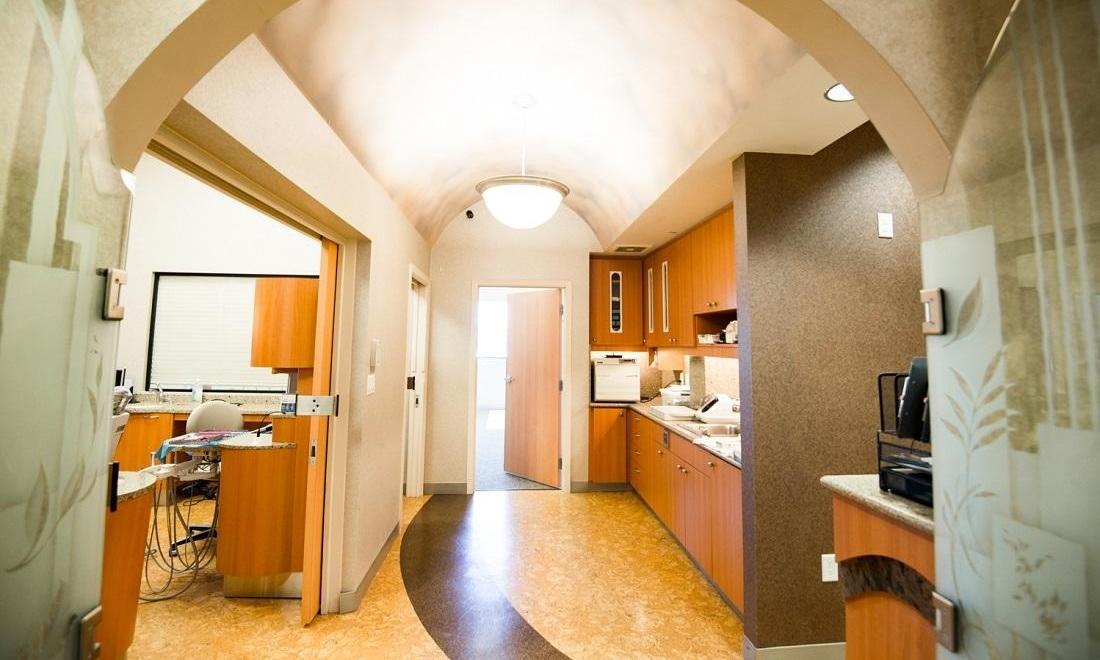 office hallway at el dorado family dental