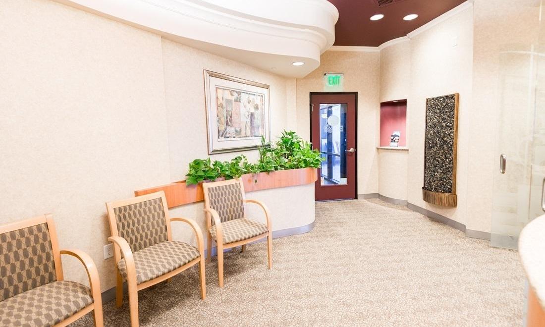 waiting area at el dorado family dental